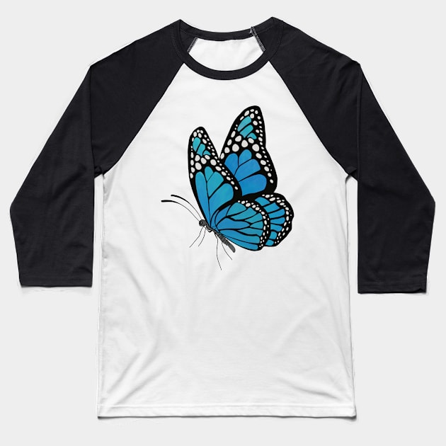 Little butterfly Baseball T-Shirt by quirkyandkind